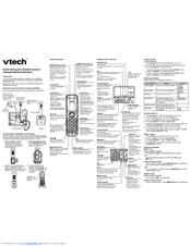 Vtech CS6449-3 Quick Start Manual