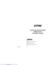 Haier 21F9G Operating Instructions Manual
