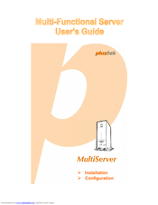 PLUSTEK MULTI-FUNCTIONAL SERVER User Manual