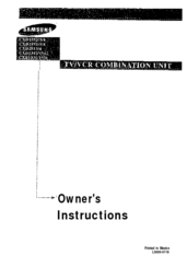 Samsung CXE1931 Owner's Instructions Manual