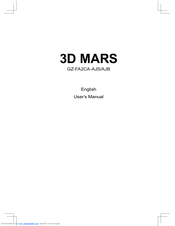 Gigabyte 3D Mars GZ-FA2CA-AJS User Manual