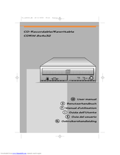 HP 8x4x32 Cd-Recordable/Rewritable User Manual