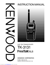 Kenwood FreeTalk XLS TK-3131 Instruction Manual