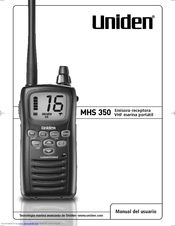 Uniden MHS350 - VHF Manual Del Usuario