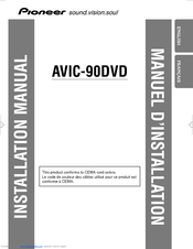 Pioneer 90DVD - AVIC - Navigation System Installation Manual