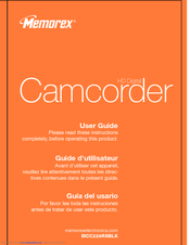 Memorex MCC228RSBLK - Camcorder - 720p User Manual