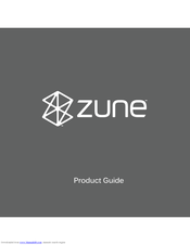 Microsoft Zune Product Manual