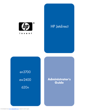 HP 625n - JetDirect Gigabit EN Print Server Administrator's Manual