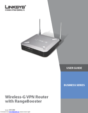 Linksys WET200 - Wireless-G Business Ethernet Bridge User Manual