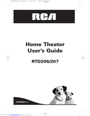 RCA RTD206 User Manual