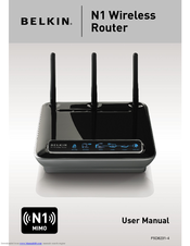 Belkin F5D8231-4 - N1 Wireless Router User Manual