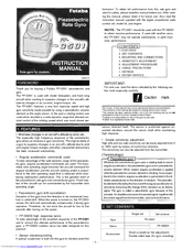 Futaba G501 Instruction Manual