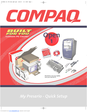 Compaq Presario 7000 - Desktop PC Quick Setup Manual