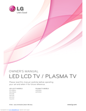 LG 60PX950 Owner's Manual