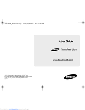 Samsung Transform Ultra User Manual