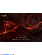 Vizio E320ME Quick Start Manual