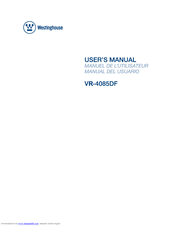 Westinghouse VR-4085DF User Manual