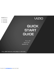 Vizio M420SL Quick Start Manual