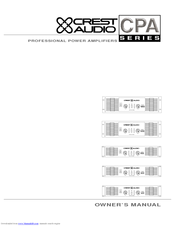 CREST AUDIO CPA1200 Manual