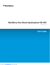 Blackberry ASY-12747-002 - RIM HS-655+ Bluetooth Headset User Manual