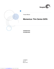 Seagate Momentus Thin Product Manual