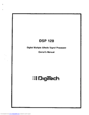 Digitech DSP-128 Owner's Manual