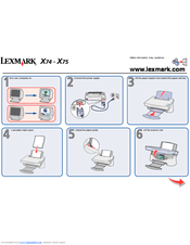 Lexmark 14J0000 - X 75 Color Inkjet Safety Information
