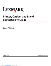 Lexmark X652e Manual