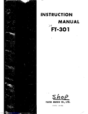 YAESU FT-301 Instruction Manual