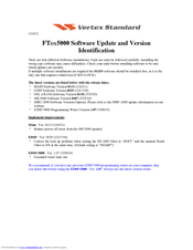 YAESU FTDX5000 - SOFTWARE UPDATE INFORMATION 1-10-11 Update Manual
