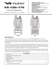 YAESU VX-120 Series Technical Supplement