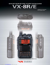 YAESU VX-8R Brochure & Specs