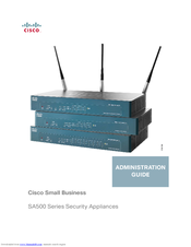 Cisco SA520-K9 - SA 500 Series Security Appliances Administration Manual