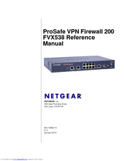 Netgear FVX538v2 - ProSafe VPN Firewall Dual WAN Reference Manual