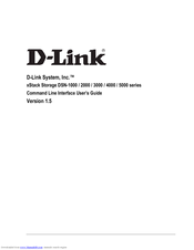D-Link xStack Storage DSN-5000 series Cli User's Manual