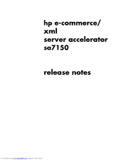 HP SA7150 Release Notes