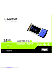 Linksys WPC300N-RM - Refurb Wireless N Notebook Adp User Manual