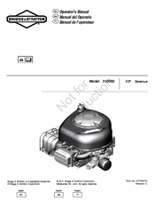 GE 310000 I/C Gaseous Operator's Manual