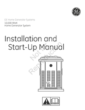 GE HOME NERATOR 10000 WATT Installation And Start-Up Manual