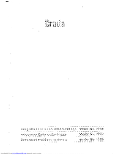 CREDA HB46402 Manual