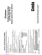 CREDA HB48446 Instruction And Recipe Book