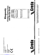 CREDA HB49121 Instruction And Recipe Book