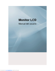 Samsung 743E - 17IN LCD 1280X102450000:1 Dvi 5MS 3YR Has Stand Manual Del Usuario