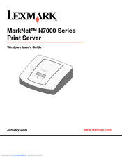 Lexmark MarkNet 7020e User Manual