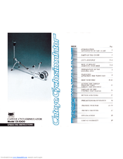 CATEYE Cyclosimulator CS-1000 Operating Instructions Manual