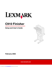Lexmark 12N0011 - C 910dn Color LED Printer User Manual
