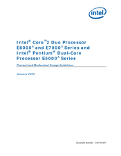 Intel BX80571E7400 - Core 2 Duo 2.8 GHz Processor Manuallines