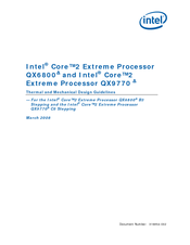 Intel QX9770 - Core 2 Extreme Quad-Core Processor Design Manual