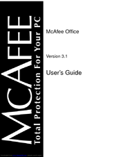Mcafee OFFICE 3.1 User Manual
