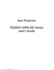 Acer H112 Series User Manual